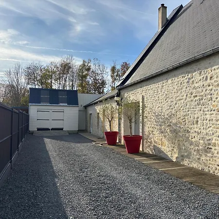 Hortansia Renove Bien Equipe Avec Terrasse Amenagee Jardin, Parking Prive, Proche De La Mer, Pres De Port En Bessin Et Omaha Apartamento Grand-Hameau