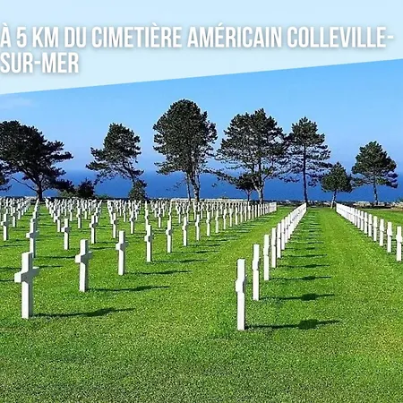 Hortansia Renove Bien Equipe Avec Terrasse Amenagee Jardin, Parking Prive, Proche De La Mer, Pres De Port En Bessin Et Omaha * Grand-Hameau