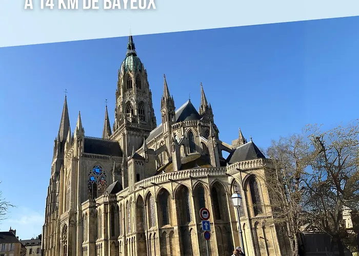 Hortansia Renove Bien Equipe Avec Terrasse Amenagee Jardin, Parking Prive, Proche De La Mer, Pres De Port En Bessin Et Omaha Lejlighed *